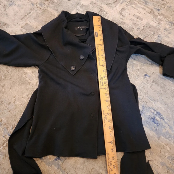 Theory ponte attached waist tie button up jacket - Picture 15 of 17